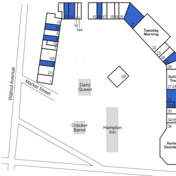 Market Street Shoppes-Dalton stores plan