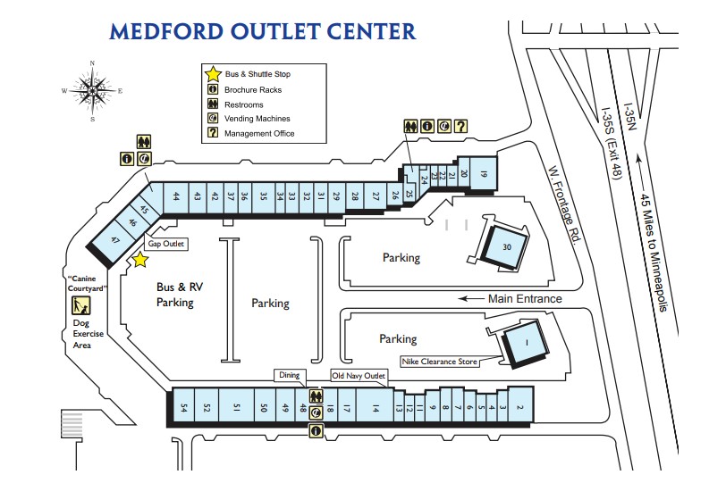 Outlet centre in Medford, MN - Medford Outlet Center - 26 stores | Outlets Zone