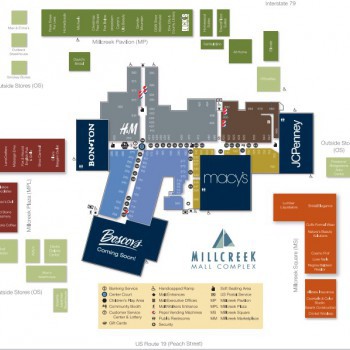 Millcreek Mall Complex stores plan
