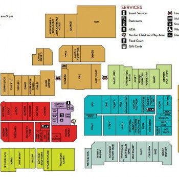 The Outlet Shoppes of the Bluegrass stores plan