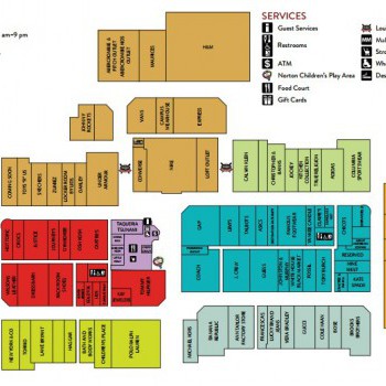 The Outlet Shoppes of the Bluegrass stores plan