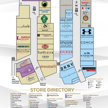 The Outlets at Sands Bethlehem stores plan