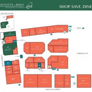 The Outlets of Maui stores plan