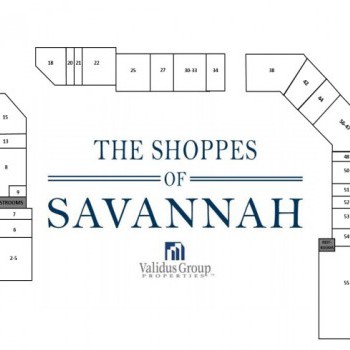 The Shoppes of Savannah stores plan